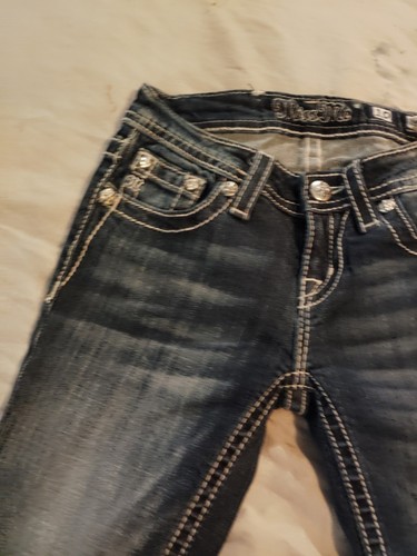 Girl's MISS ME Skinny Jeans Size 10 Rhinestones JK8423S2 - Picture 10 of 12
