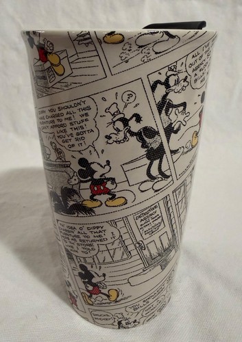 Vintage Disney Mickey Mouse Comic Streifen 10 Unzen Reisebecher - Bild 2 von 10