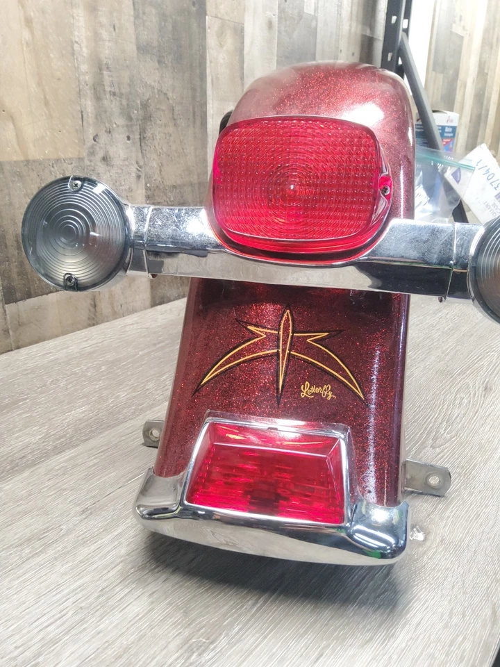 Harley Davidson Tour Glide 1987 87 guardabarros trasero luces traseras señales DL-687 Foto 3 de 4