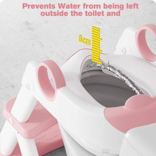 2-in-1 Töpfchentrainingssitz für Kinder Anti-Rutsch-Pad & Spritzschutz - Bild 5 von 7