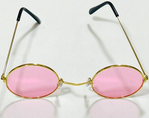 Hippie Hippy 60's 70's Ozzy John Lennon Round Specs Fancy Dress Glasses Goggles - Picture 80 of 143