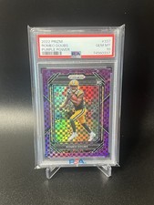 2022 Panini Prizm - Rookies Purple Power Prizm #337 Romeo Doubs 14/49 Psa 10