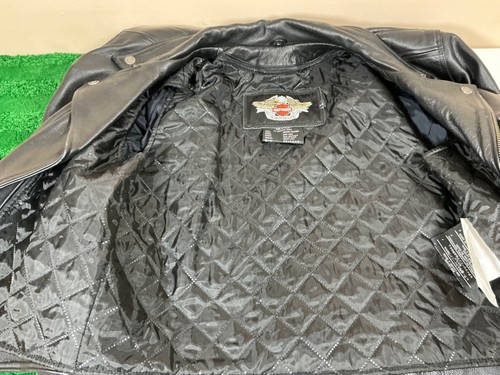 Chaqueta de Cuero Harley Davidson Edición Limitada Calavera Willie G Hombres L - Imagen 14 de 21