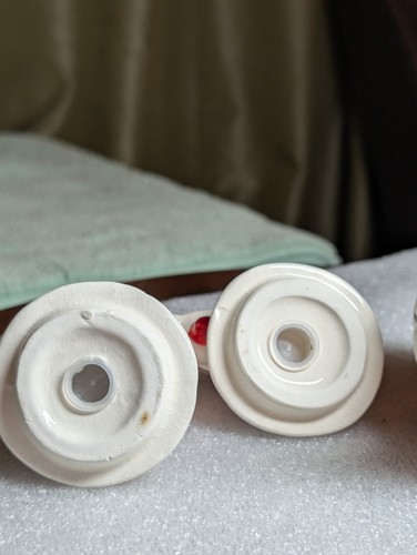 Vintage Rooster And Hen Salt And Pepper Shakers Sugar Bowl And Creamer Set Japan - Picture 14 of 24