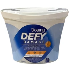 Downy Defy Damage Total Wash Conditioning Beads ~ UNSCENTED 19.5 Oz