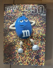 Vintage 2005 M&M’s Candy World Exclusive Puzzle 550 Piece Jigsaw Blue M&M
