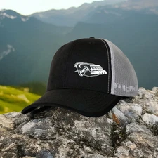 New Ram Truck New Hemi Logo V8 HEMI® Microfiber Flex Cap Mopar Trucker