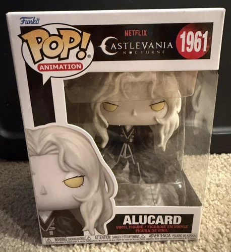 Funko Pop! Anime Castlevania Nocturne Alucard Vinyl Figure 1961 Animation Konami