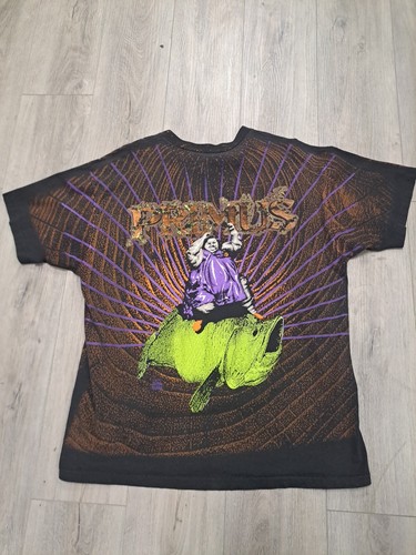 Vintage 1993 PRIMUS Pork Soda Shirt AOP All Over Print RARE Winterland L/XL - Picture 9 of 12