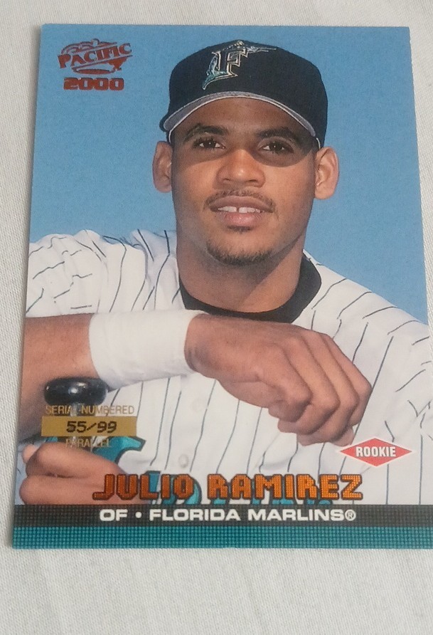 2000 Pacific - Julio Ramirez #184 Copper /99 MARLINS 