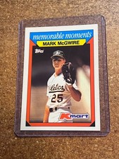 1986 Topps K-Mart Memorable Moments Collectors' Edition # 16 Mark McGwire