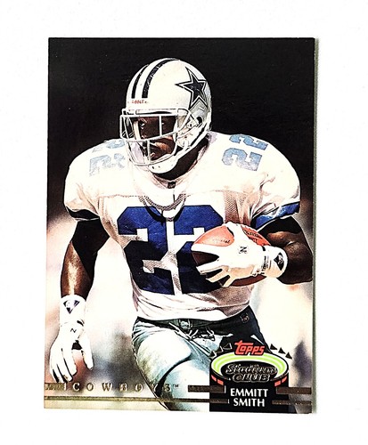 EMMITT SMITH- 1992 Topps Stadium Club Football Card # 190 - Dallas Cowboys - Picture 1 of 2