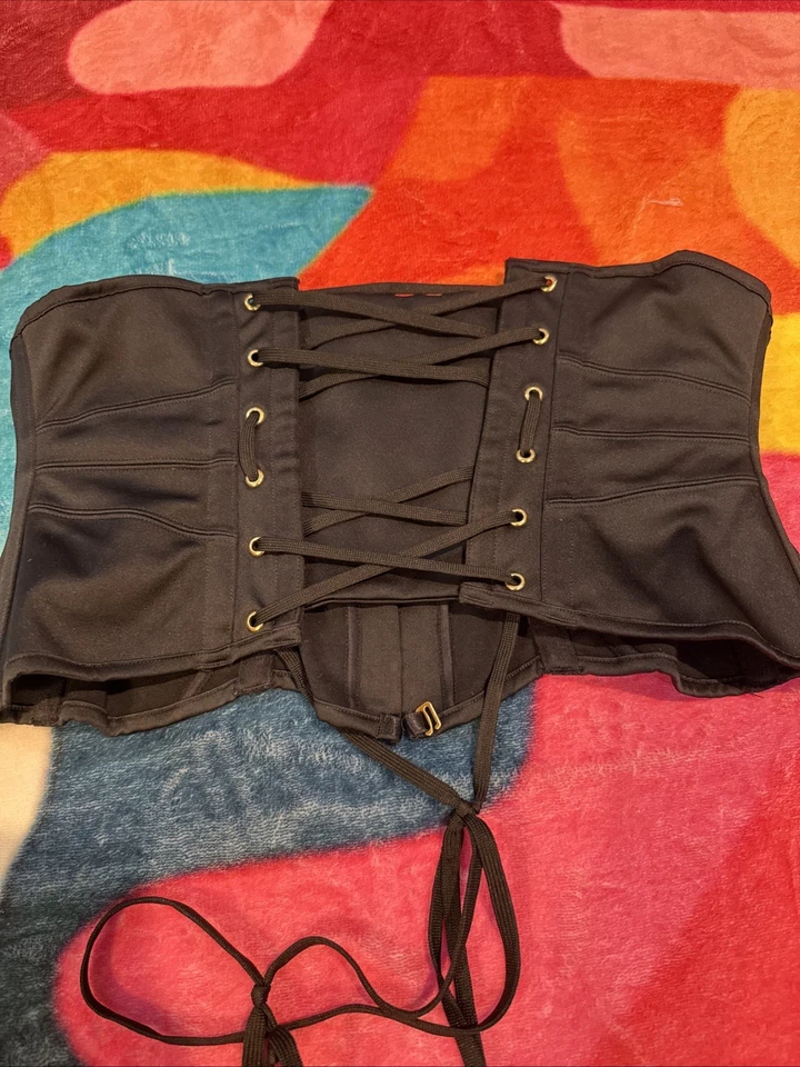 Agent Provocateur Sz 4 Black Waspie / Belt / Corset NWOT - Image 3 of 4