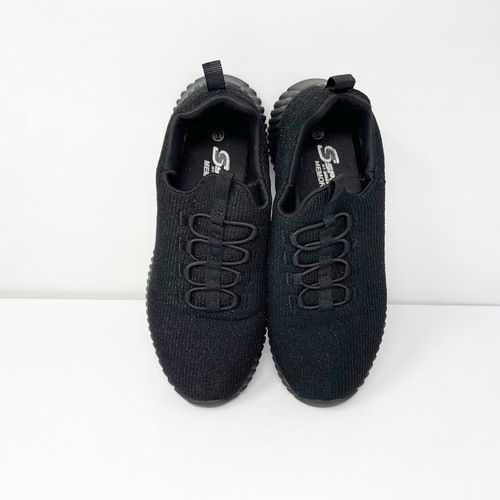 Skechers Womens S Sport F190-2 Black Running Shoes Sneakers Size 6.5 - Afbeelding 4 van 12