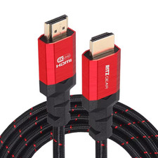 3 Ft. 4K HDMI Cable, High Speed 18 Gbps HDMI to HDMI Cable 3 Pack - Red