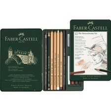 FABER-CASTELL PITT MONOCHROME Set klein, 12-teiliges Etui Faber-Castell 112975