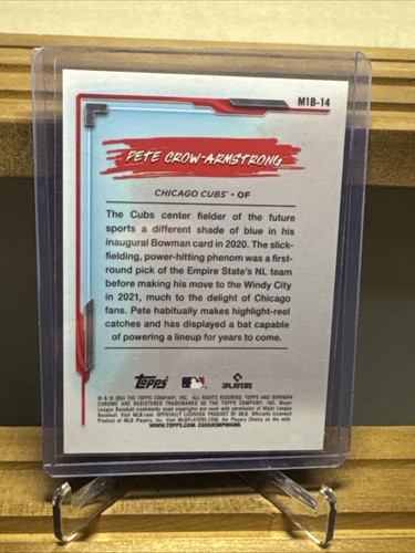 2024 Bowman Mega Box My 1st BOWMAN Green PETE CROW ARMSTRONG /99 💥 Grade Me? - Picture 6 of 10