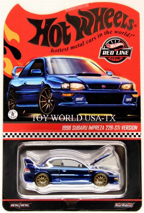 ホットウィール スバル インプレッサ WRX 22B-STi バージョン RLC ホットウィール スバル インプレッサ WRX STI 22B GC8 GDB