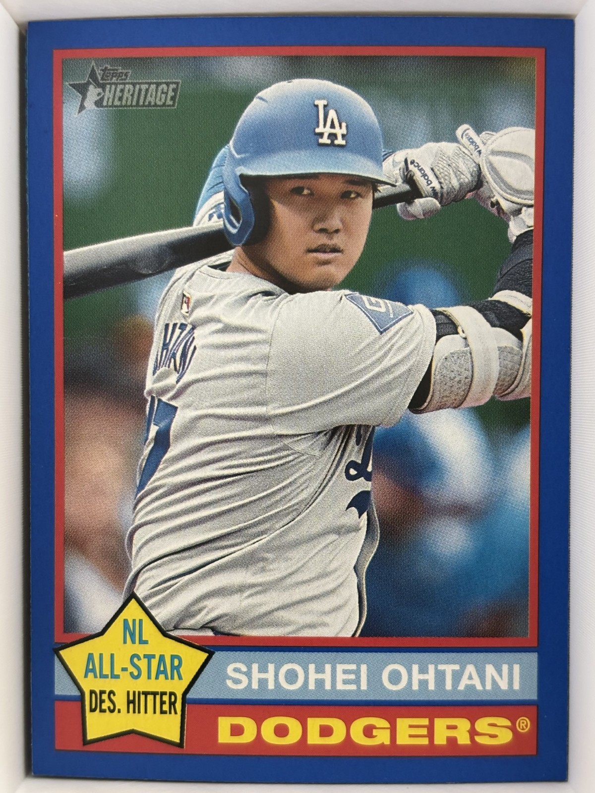 2025 Topps Heritage - Shohei Ohtani #148 Dark Blue Border