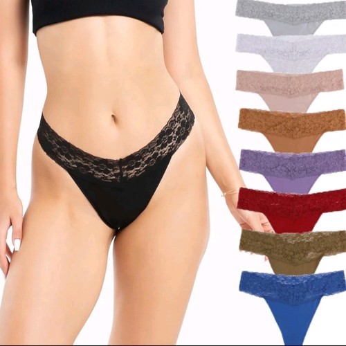 V-ANTONIA Brand New Lace Women,Girls Underwear Thong Cotton,Low Waist Quality - Picture 8 of 8