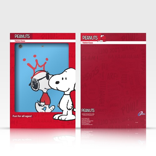 OFFICIAL PEANUTS CHARACTER PATTERNS LEATHER BOOK CASE FOR APPLE iPAD - Picture 6 of 14