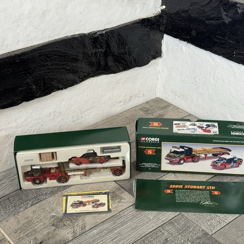 Corgi Eddie Stobart Morris 1000 Pick-Up Thame Platform Trailer 31704 Accessories - Picture 1 of 17