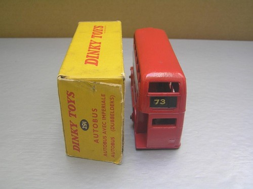 Dinky Toys 291 Double Decker London Bus 'Exide' made in England NMIB+ - Picture 6 of 12