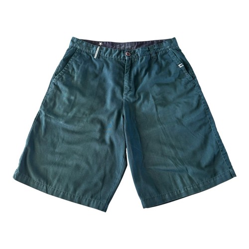 VINTAGE BILLABONG Men’s Army Style Cargo Shorts - Size 36 Green Embroidered - Picture 3 of 11