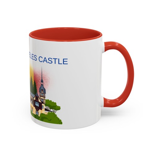Mug, Romanian Symbols, Peles Castle, Gift for Travelers, Unique Coffee Cup, - Bild 3 von 33