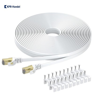 Cat 8 Ethernet-Kabel 25m - 40Gbps Hochgeschwindigkeit für optimales Streaming