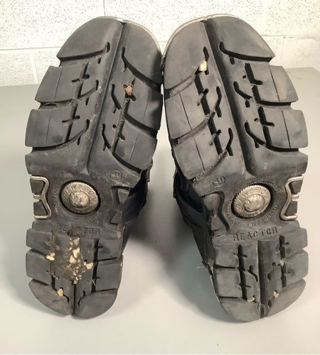Women's New Rock Flames Demonia Style Boots Size 10 - Picture 7 of 8