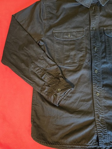 Nike SB Tanglin Skate Woven Shirt Button Up Black LS Mens Size Medium FQ0397-010 - Picture 3 of 11