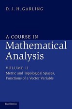 Course in Mathematical Analysis: Metric and Topological Spaces, Functions of a V