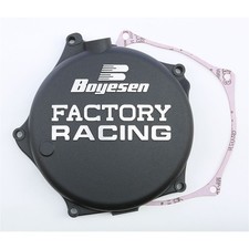 Boyesen Factory Racing Clutch Cover - Black CC-17AB