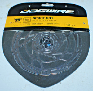 Jagwire Sport Sr1 Disc Brake Rotor - 160mm 6-bolt Silver