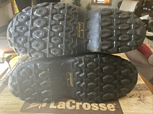 Sobrecalzado impermeable aislado con cremallera de goma LaCrosse ZXT sobre bota talla 9 med. - Imagen 7 de 8