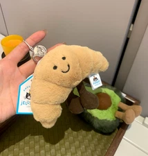 Jellycat Amuseables Croissant Bag Charm – Plush Keychain