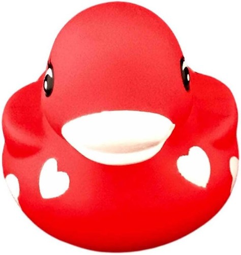 3" Valentines Sweetheart Rubber Duck [Squeaky, with - Picture 2 of 6