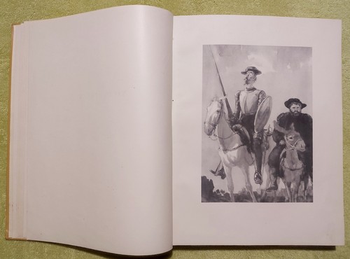 Дон Кихот Сервантес 2 тома 1953 Don Quixote by Cervantes in 2 Vol RARE Edition - Foto 10 di 24