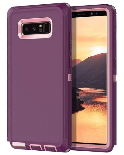for Galaxy Note 8 Case Shockproof Dust/Drop Proof 3-Layer Full Body Protectio...
