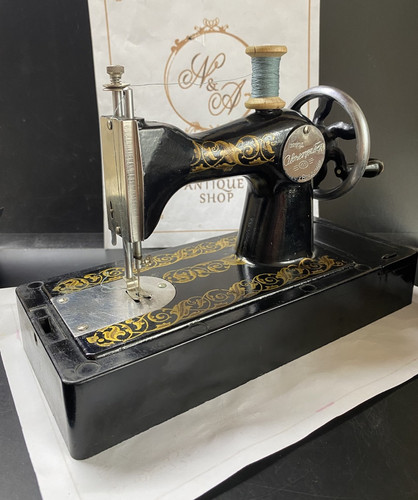 VINTAGE Original Children Toy Mini Sewing Machine USSR 1950s Working - Picture 7 of 23