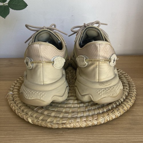 Men’s Adidas OzWeego Adipreme Beige/Stone Trainers Outstanding Condition Size 8 - Picture 5 of 16