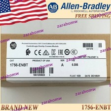 1756-ENBT/A New in Box AB ControlLogix Enet/IP Module Free Ship 1756ENBT serA US