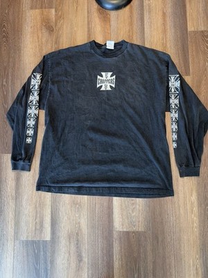 f*e様 00's West Coast Choppers long sleev WEST COAST CHOPPERS OG CROSS LONG SLEEVE BLACK **BRAND NEW