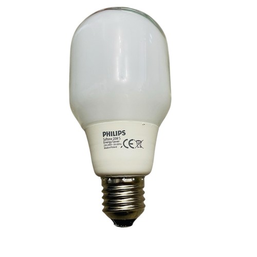 3x Philips Softone 30W Energy Saver Bulb E27 Warm White Light Bulb EQV To 86W A+ - Picture 5 of 9