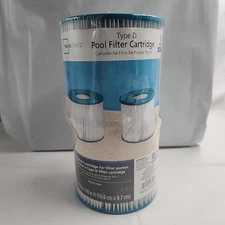 Mainstays Type D Universal Pool Filter Cartridge 2 Pack Brand New