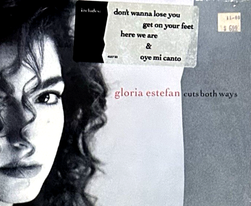 GLORIA ESTEFAN-CUTS BOTH WAYS-1989 EPIC-SEALED W/SHRINK WRAP M++ - Picture 3 of 5
