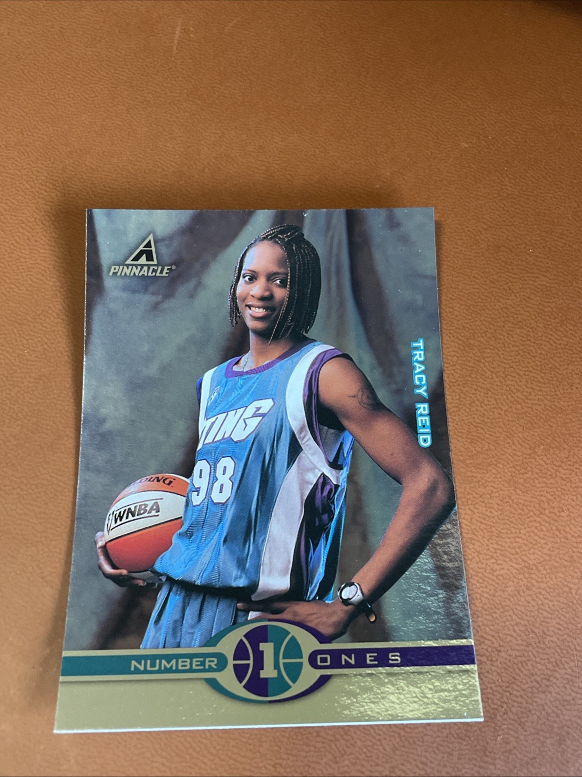 1998 Pinnacle WNBA Number Ones #7 Tracy Reid Charlotte Sting North Carolina