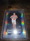 2024-2025 Panini Prizm Alexandre Sarr #14 Emergent Silver Prizm - WA Wizards
