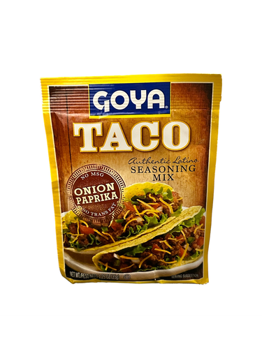 Goya Taco Seasoning Mix Onion Paprika 1.25 Oz - Bild 1 von 2